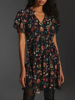 Anthropologie Robin Tiered Dress, NEW